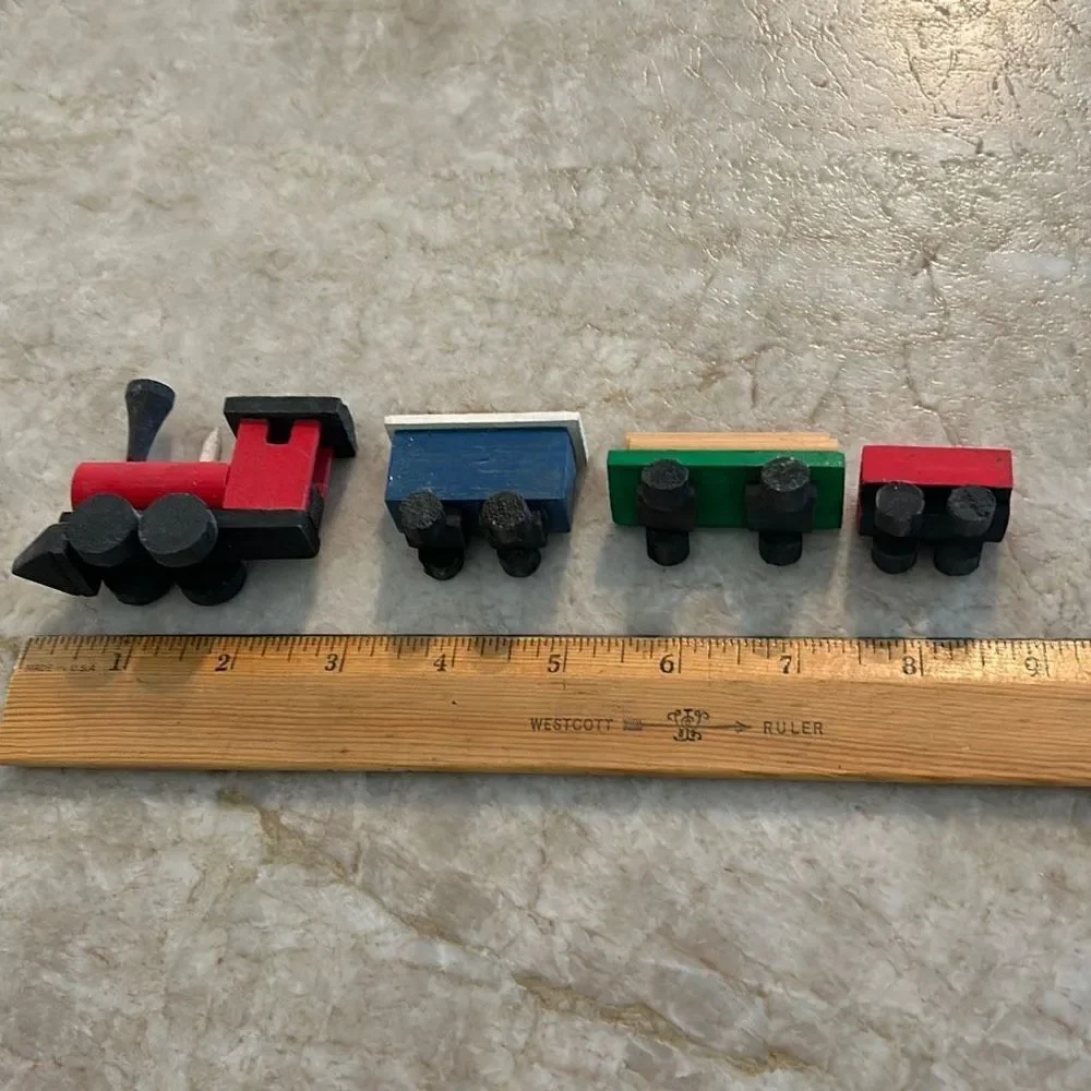 Vintage Wooden Train